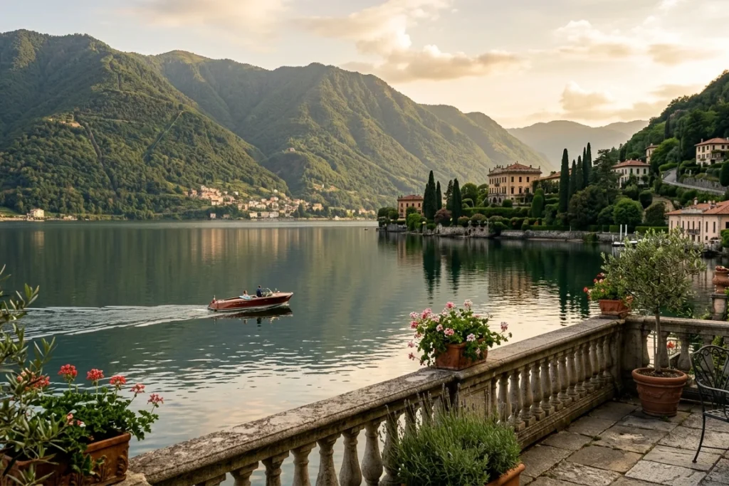 Luxury marriage proposal destination overlooking Lake Como in Italy