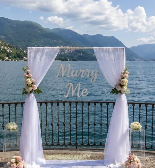 proposal at Lake Como